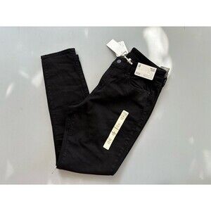 a.n.a. Black Mid-Rise Skinny Jeans, Women's Size 14 NWT